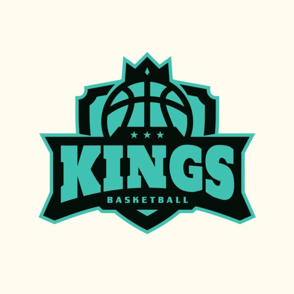 Kings Basketball Logo Template Thumbnail
