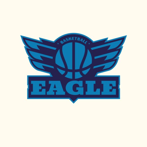 Eagle Basketball Logo Template Thumbnail