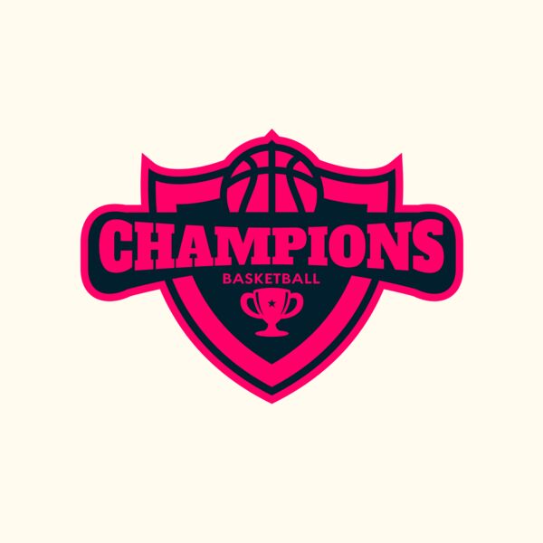 Champions Basketball League logo template Thumbnail