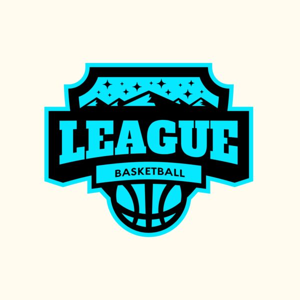 League Basketball logo template Thumbnail