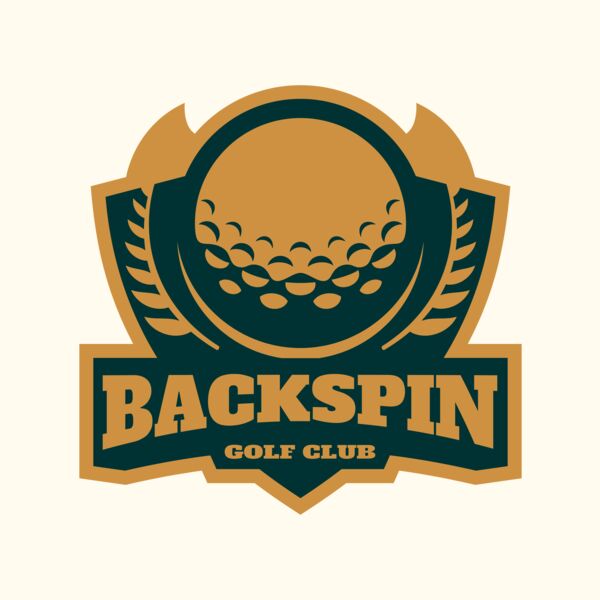 Backspin Golf club logo template Thumbnail