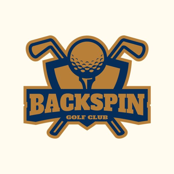 Backspin Golf Club logo template Thumbnail