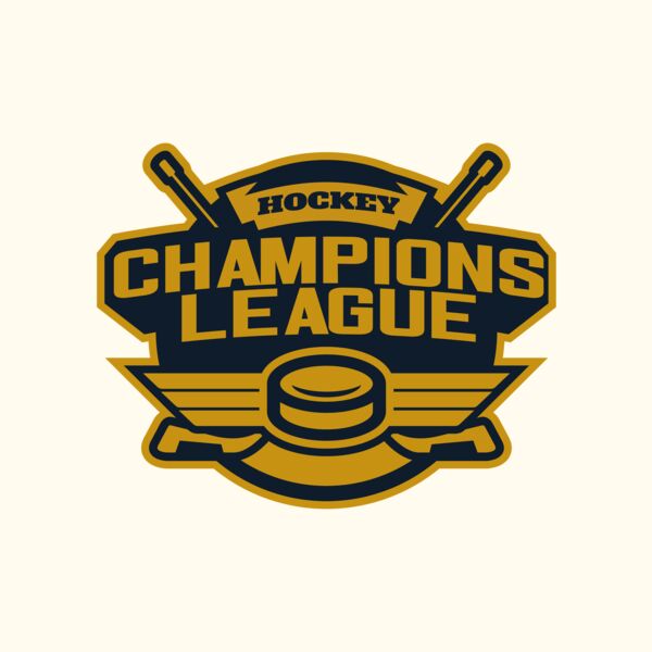 Champions League Hockey logo template Thumbnail