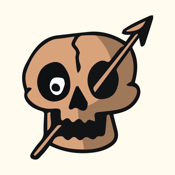 Elements Skulls logo template 11 Thumbnail