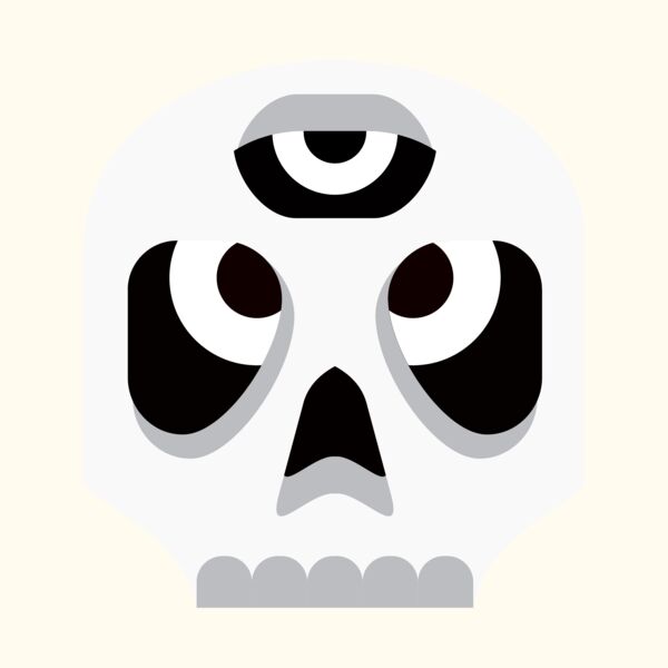 Elements Skulls logo template 18 Thumbnail