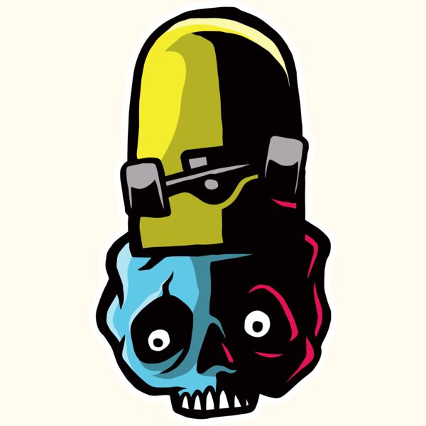 Elements Skulls logo template 105 Thumbnail