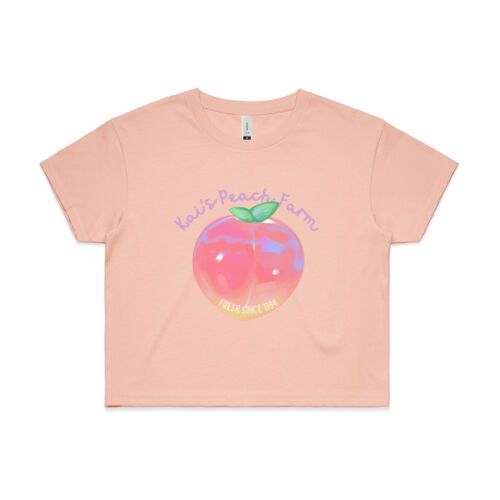 Kai's Peach Farm~ Cropped Tee Thumbnail