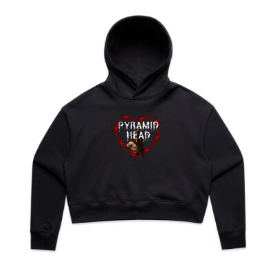 I <3 Pyramid Head Cropped Hoodie Thumbnail