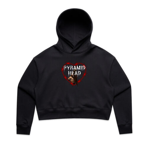I <3 Pyramid Head Cropped Hoodie Thumbnail