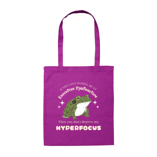 Hyperfocus Toad Tote Bag Thumbnail