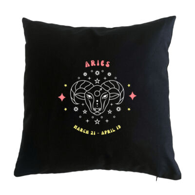 Zodiac Cushion Cover - Aries Thumbnail