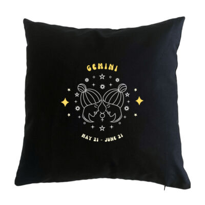 Zodiac Cushion Cover - Gemini Thumbnail
