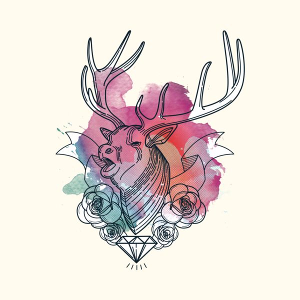 Geometric Stag Thumbnail